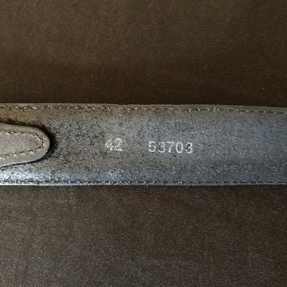 Silver Creek Black Leather Belt with Silver Buckle - Picture 5 of 12